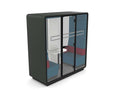 Hush Meet S - SKU: MIK - HUS - BX - 017/UH(/UH), SHELL:AGC, COLUMN:ABB, GLASS:MGA, HANDLE:JGC, CABLEWAY: - , UPHOLSTERY 1:TNH, UPHOLSTERY 2:TRH, GREEN WALL: - 