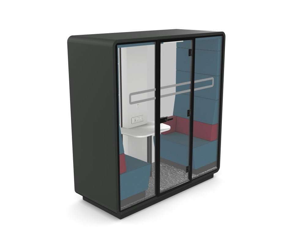 Hush Meet S - SKU: MIK - HUS - BX - 017/UH(/UH), SHELL:AGC, COLUMN:ABB, GLASS:MGA, HANDLE:JGC, CABLEWAY: - , UPHOLSTERY 1:TNH, UPHOLSTERY 2:TRH, GREEN WALL: - 