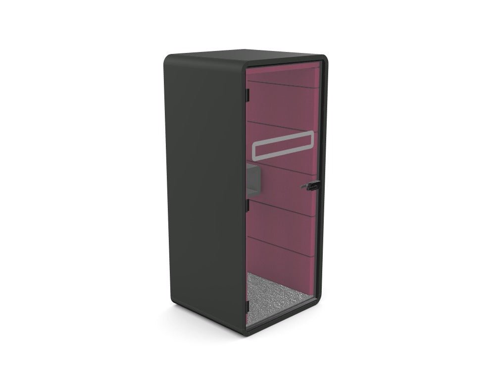 Hush Phone - SKU: MIK - HUS - BX - 018/UP, SHELL:AGC, GLASS:MGA, HANDLE:JGC, UPHOLSTERY 1:EMPEROR_PE - TER - 702, LAPTOP TABLE:AGA, SHELF:JGC, GREEN WALL: - , Stool: - THATSMYOFFICE