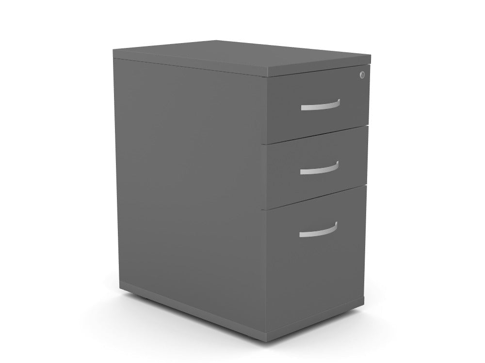 Kito 3 Drawer Desk High Pedestal - Storage Cabinet - SKU: KIT-DHP3C/6/GRTHATSMYOFFICE