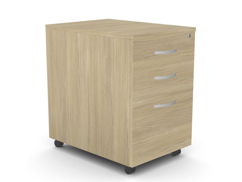 Kito High Mobile Pedestal 3 Drawer Storage Cabinet - SKU: KIT-HIGMP/UOTHATSMYOFFICE