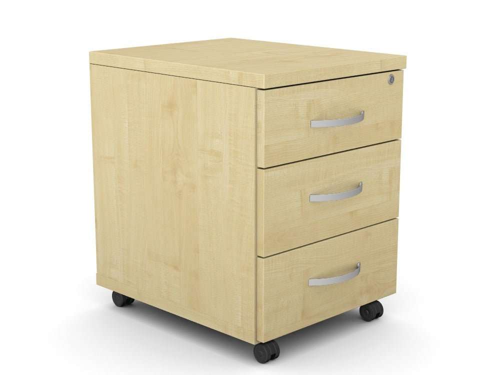 Kito Mobile Pedestal 3 Drawers Storage Cabinet - SKU: KIT - MP3C/MP