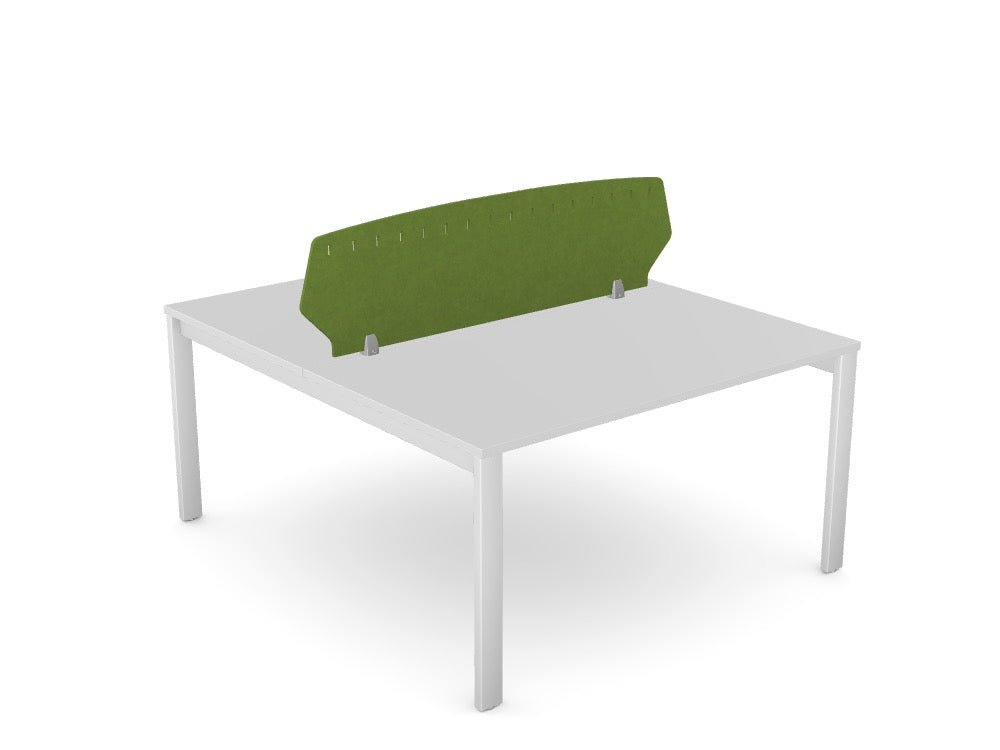 Koala Acoustic PET Pattern Screens Acoustic Panel - SKU: CS/S/UX - 9/14 - 4/GP1, Colour Name: GreenCitrus_KP - 32, Brackets: 1x - AP - C03/SLV