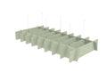 Koala Ceiling Hanging Grids - SKU: PET/GRID - 6/2412, Colour: Pistachio_KP - 31, hanging accessories: 3x - PET - 12/CONCRETE/HANGTHATSMYOFFICE