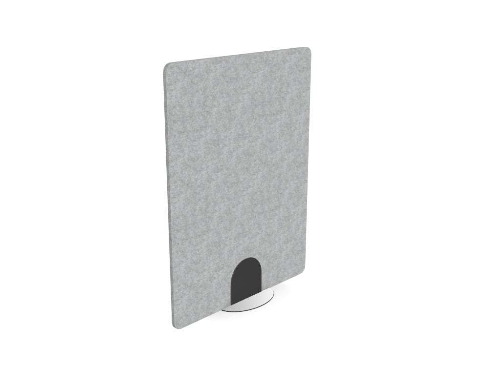 Koala Minimal Freestanding Screens - Plain Acoustic Panel - SKU: KFS/PLAIN - STC/12 - 16, Screen Colour: Grey_KP - 38, Base: PET/METAL/FOOT/BLK