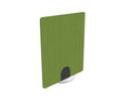 Koala Minimal Freestanding Screens - Stripe Acoustic Panel - SKU: KFS/V-GR/8-STRIP/12-14, Screen colour: Green-Citrus_KP-32, Base: PET/METAL/FOOT/BLKTHATSMYOFFICE
