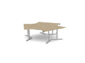 Leap 120 Degree Standing Desk Workstation - SKU: Frame: 3x LP/S3S8050/SLV, Top: 3x CSE - TS3W1280/UO