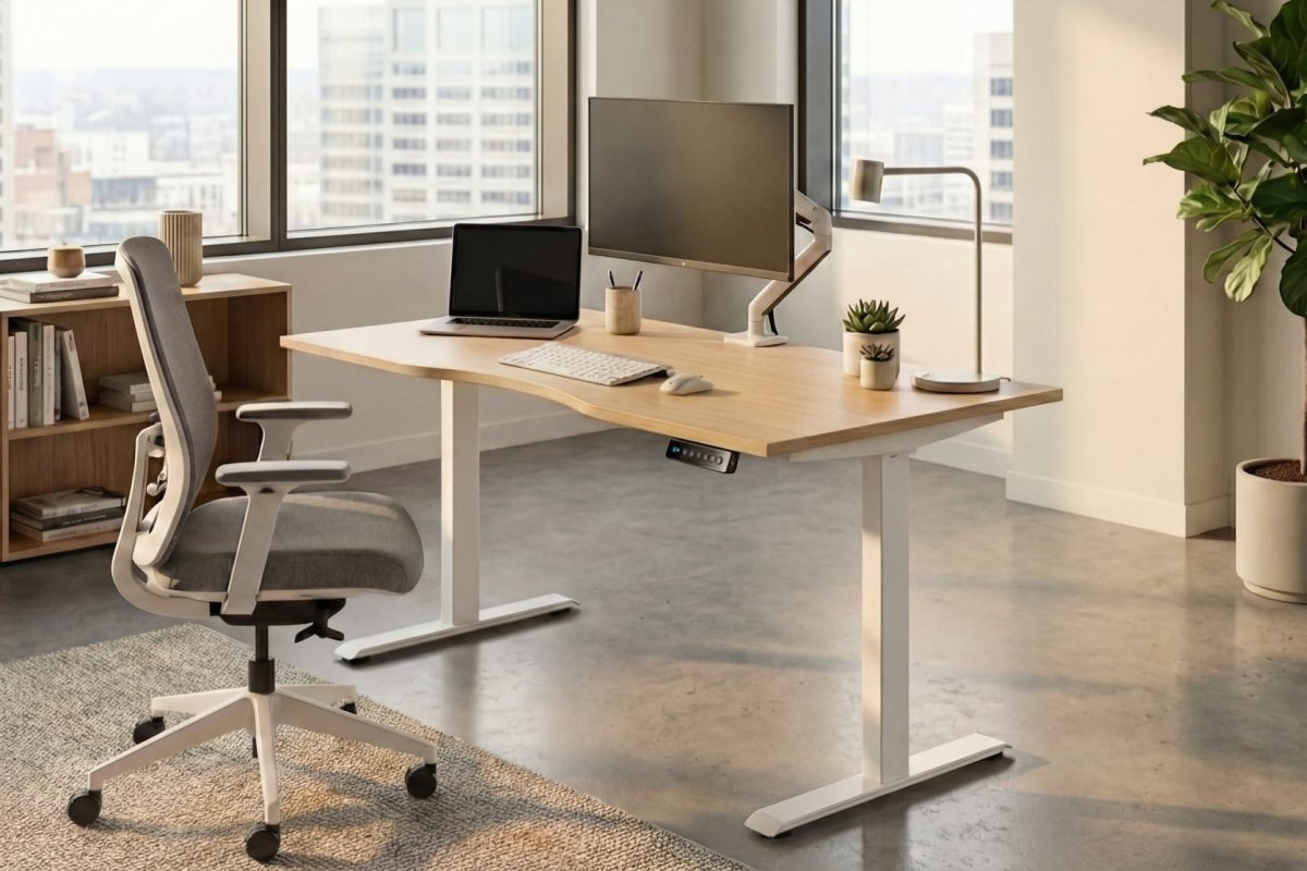 Levanta AV8 Height Adjustable Desk Portals Top 120,140,160 or 180cm Wide