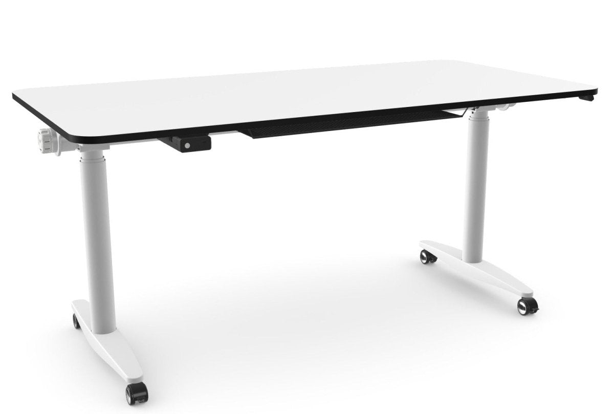 Levanta Flip Me Height Adjustable Desk and Writing Board 80cm x 160cm White