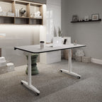 Levanta Flip Me Height Adjustable Desk and Writing Board 80cm x 160cm White