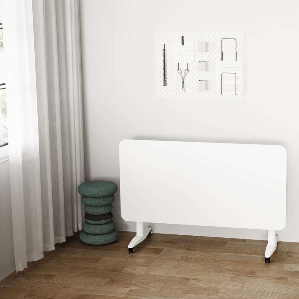 Levanta Flip Me Height Adjustable Desk and Writing Board 80cm x 160cm White