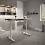 Levanta Flip Me Height Adjustable Desk and Writing Board 80cm x 160cm White