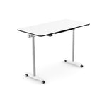 Levanta Flip Me Height Adjustable Desk and Writing Board 80cm x 160cm White