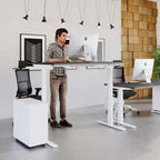 Levanta Leap Height Adjustable Desk with Portals Top 120|140|160|180cm Wide