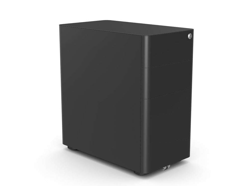 Moda L Pedestal Storage Cabinet - SKU: MODA - MP3 - L/BLKTHATSMYOFFICE