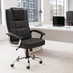 Moore Deluxe High Back Black Executive Office Chair Office Chair with Arms
