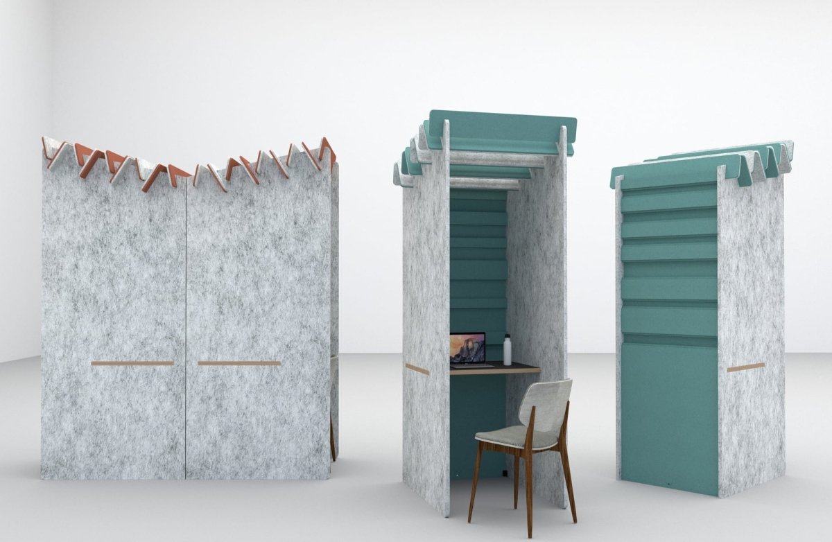 Office Acoustic Booth Koala 13 Colours in 360° ViewOffice Phone Booth