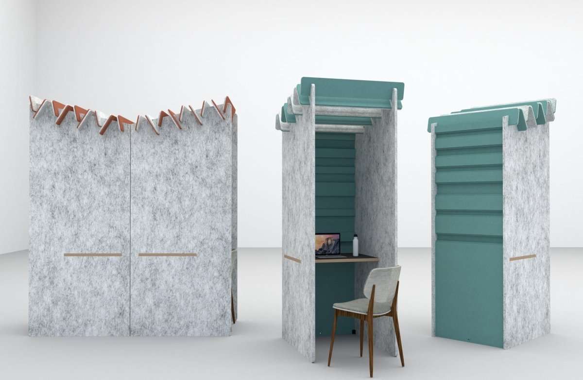 Office Acoustic Booth Koala 13 Colours in 360° ViewOffice Phone Booth