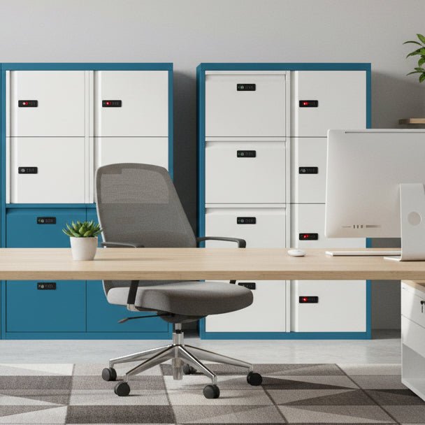 Office Lodge 4 Drawer 4 Locker Silverline HDTCBDS40SD – THATSMYOFFICE