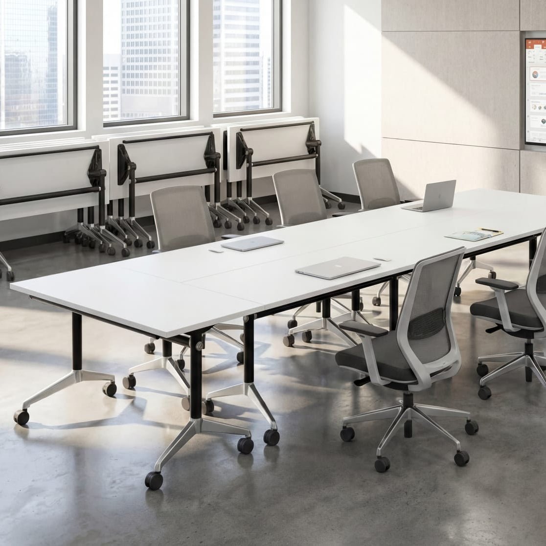 Office Meeting Table Tilty Mobile Desk/Table