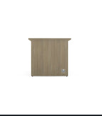 Office Panel legs Straight Desk 80cm deep Ashford SFAST 120cm American Oak