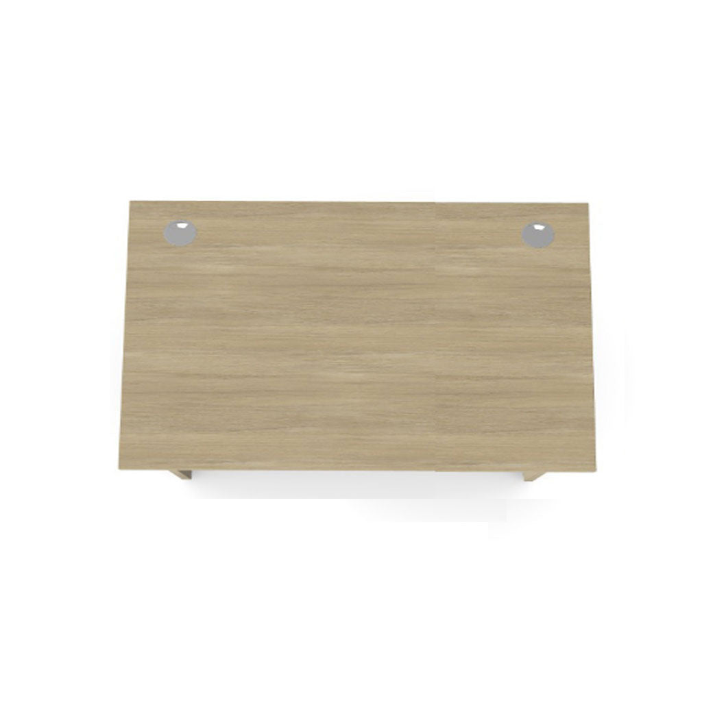 Office Panel legs Straight Desk 80cm deep Ashford SFAST 120cm American Oak
