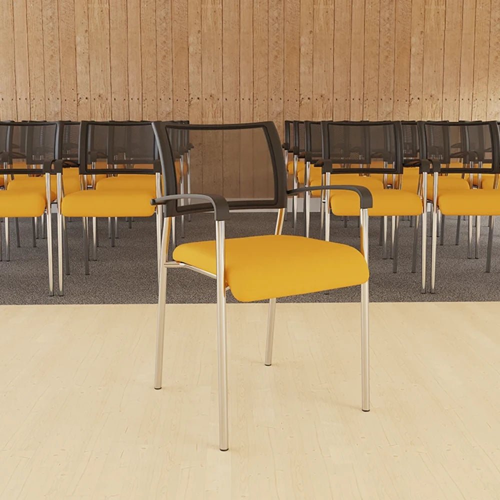 Office Visitor Chair Brunswick Medium Back Stacking by Dynamic