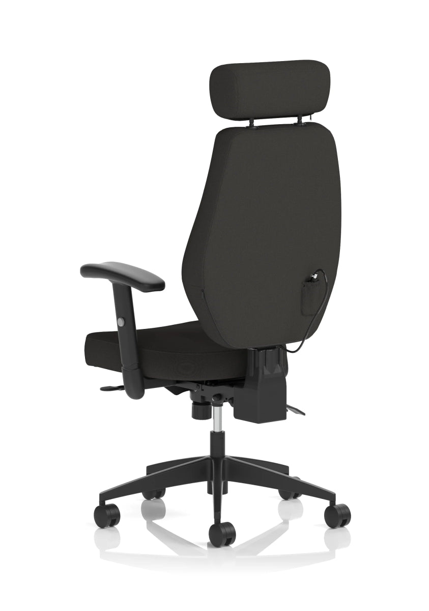 Operator Office Chair Nexus High Back Black Fabric Task