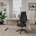 Operator Office Chair Nexus High Back Black Fabric Task