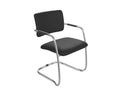 OQ Series Mid Backrest Stacking Office Chair - SKU: OQ1/L001, Fabric: SEL - 001THATSMYOFFICE