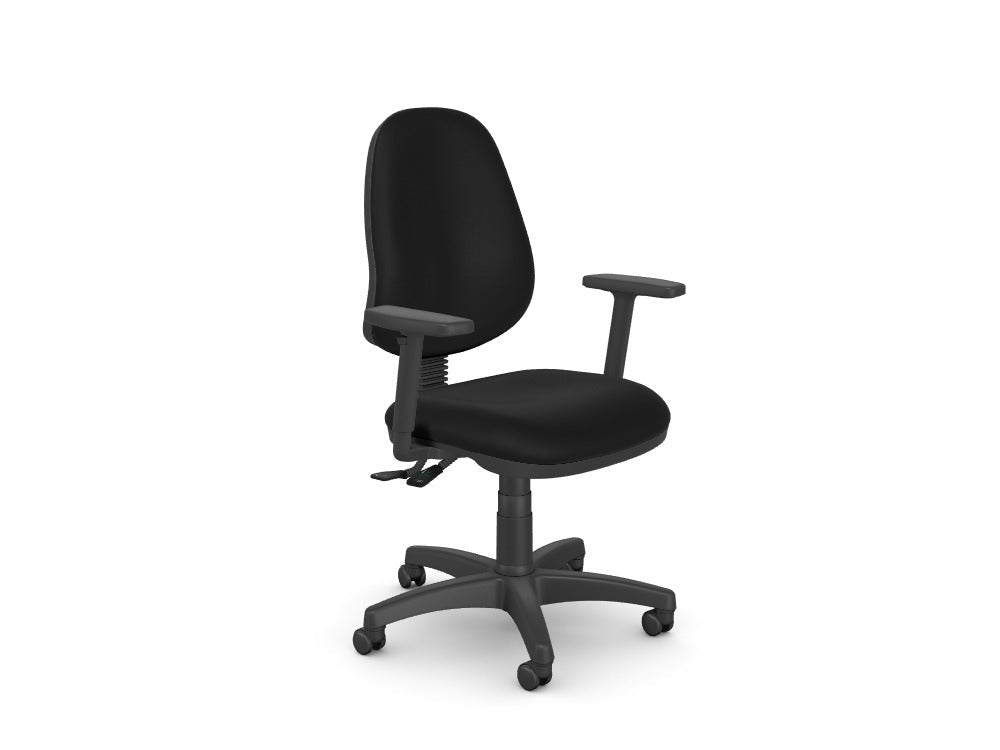 OV - Office Chair - SKU: OVEE/ADJARMS - E001, Fabric: E001THATSMYOFFICE