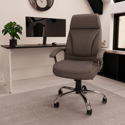 Penza High Back Executive Leather  Office Chair with Arms