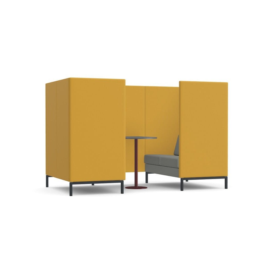 Platinum 4-Seater Sofa Booth with Table