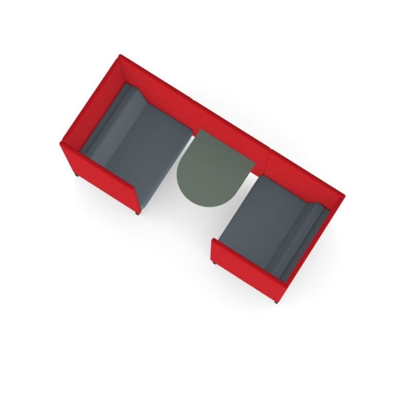 Platinum Office Booth Two Seater