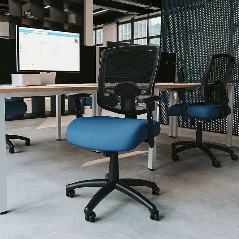 Portland Medium Mesh Back  Operator Office Chair Task with Arms