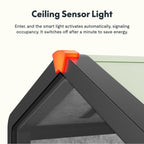 Ceiling sensor light with red indicator on a white background Unique Phone Booth Acoustic EPD105 Budget Cheap  