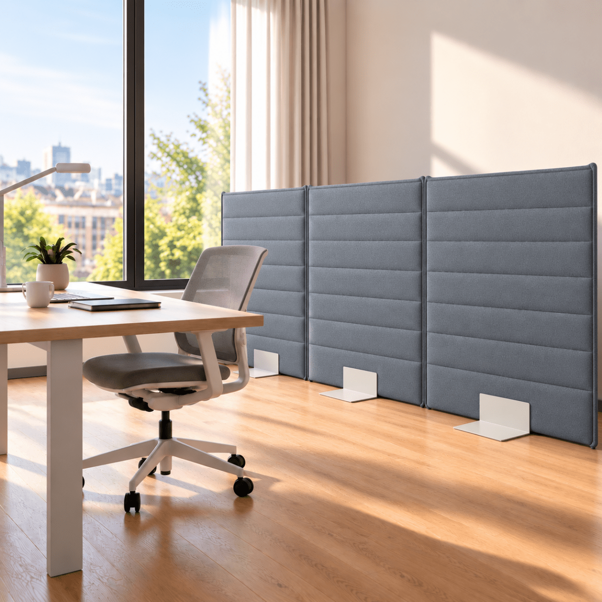 120cm wide material floor standing screens 