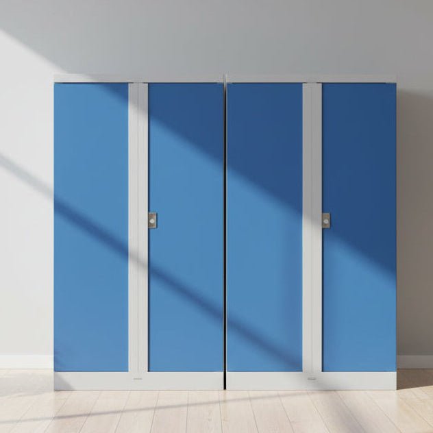 The Silverline Kontrax Security Cupboards Supplied with4 Shelves 1950mmH Kontrax Security 2 door 1950Hx915Wx458mmD CUEC8A in colour