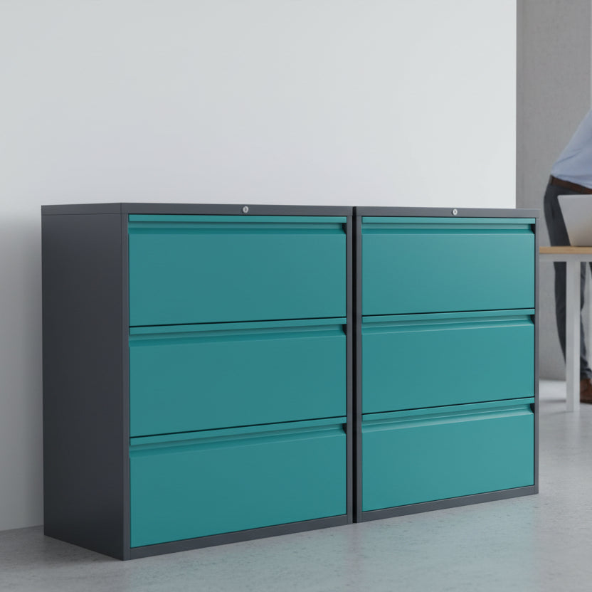 Side Filer 3 drawer Freedom Filing by Silverline FR30OWD3