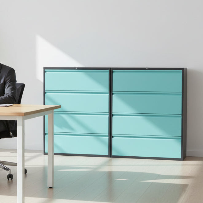 Side Filer 4 drawer Freedom Filing by Silverline FR40OWD4