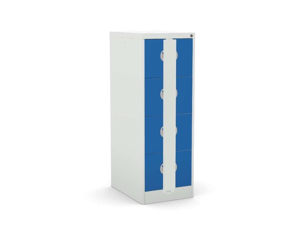 Silverline Kontrax Filing Cabinet Custom - SKU: FCEC4F2TGreyBlueSL
