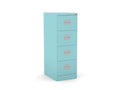 Silverline Kontrax Filing Cabinet Custom - SKU: FCEC4FFPastelTurquoiseNATHATSMYOFFICE