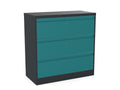 Silverline M Line Side FIler Custom - SKU: SFLM30SDBlackOceanCobaltITHATSMYOFFICE