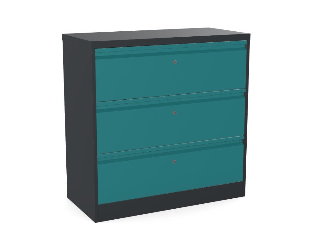 Silverline M Line Side FIler Custom - SKU: SFLM30SDBlackOceanCobaltITHATSMYOFFICE