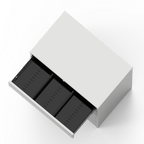 Silverline Media Card Index Filing Cabinet 3 rows of A5 cards 6900 per drawer CIUR55