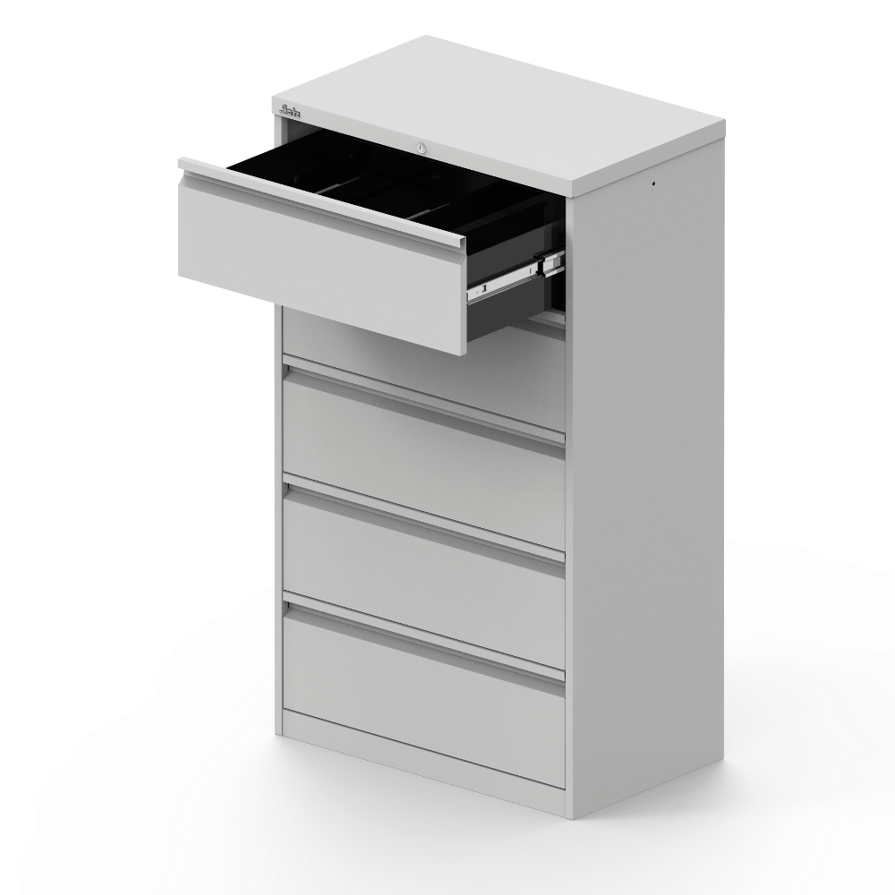 Silverline Media Card Index Filing Cabinet 3 rows of A5 cards 6900 per drawer CIUR55