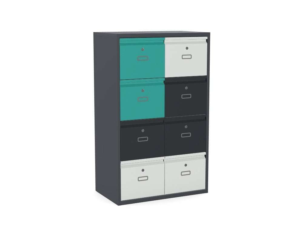 Silverline Personal Storage Drawers Custom - SKU: HDPDS40OWIAnthraciteVerdigrisGreyVerdigrisBlackBlackBlackGreyGreyL