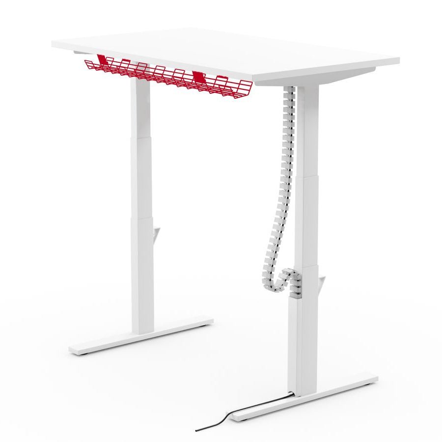 optional cable management tray in white black or silver