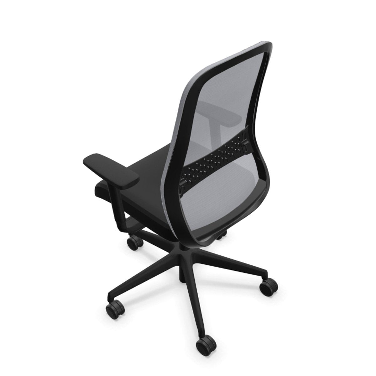 Soully Premium Office Chair Graphite Mesh Black Seat