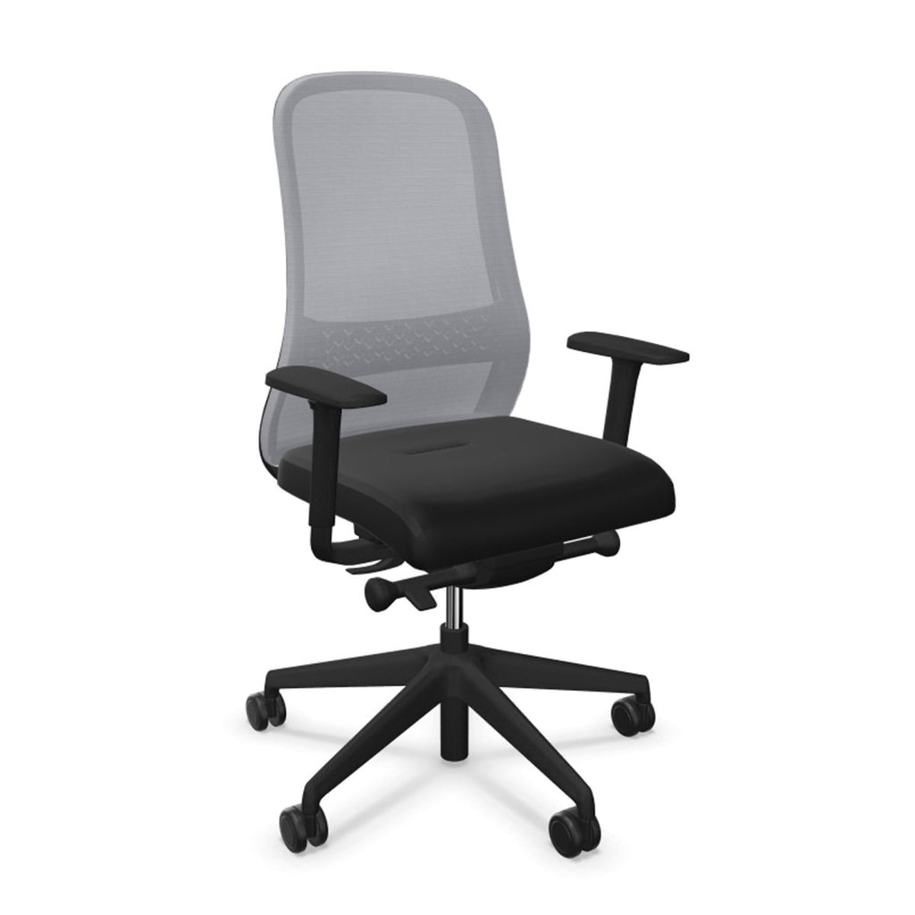 Soully Premium Office Chair Graphite Mesh Black Seat